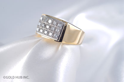 10 K. Gold Men's Ornate Ring