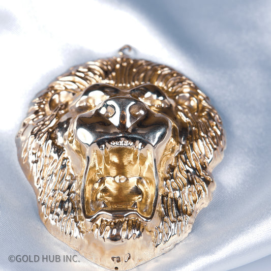 For The Lion In You! The Roaring Lion Head Pendant