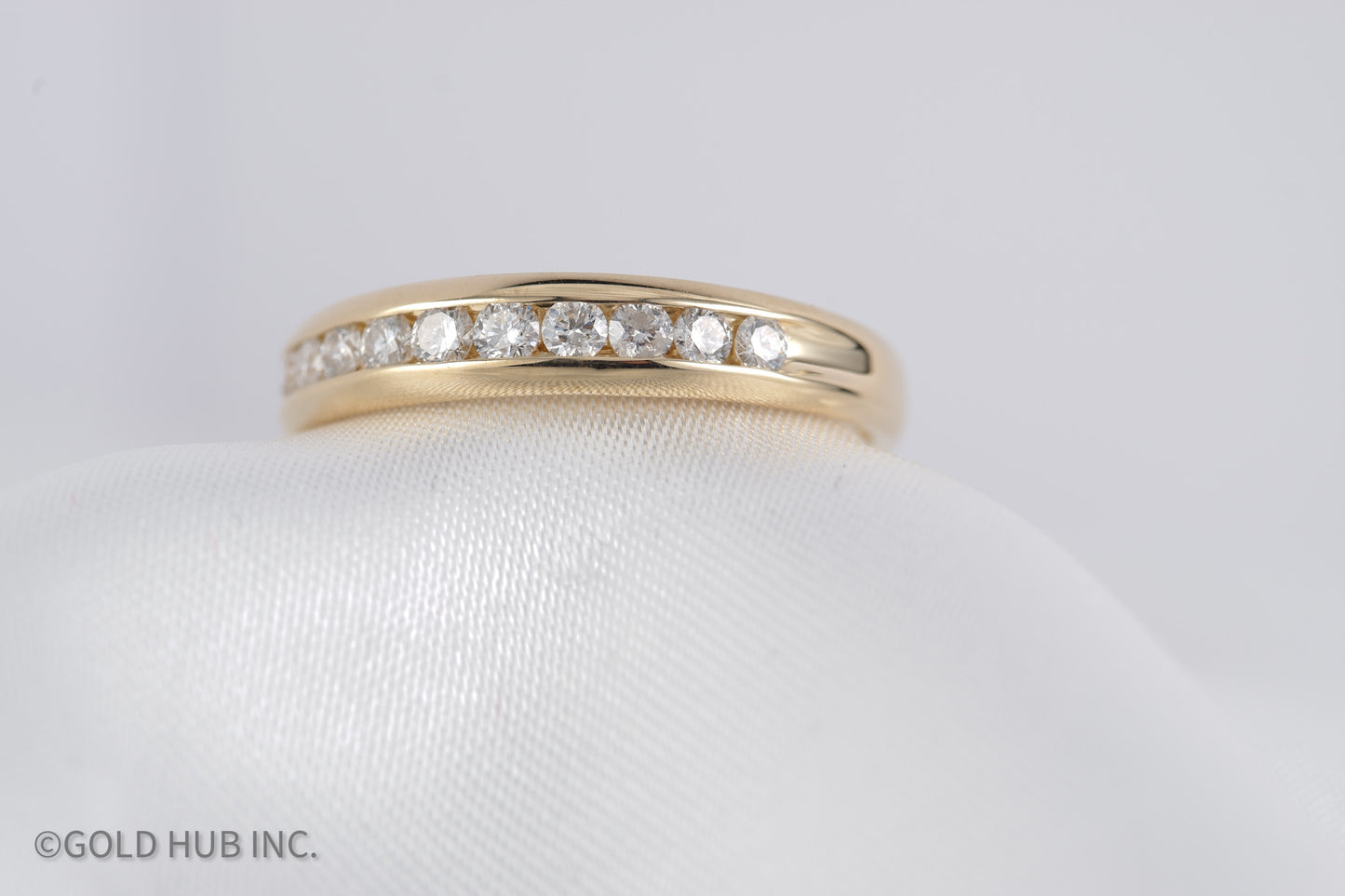 Channel Set Special Occasion Ring in 14K Yellow Gold