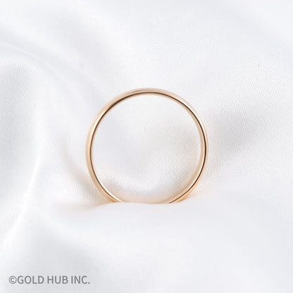Yellow Gold (14K) Classic Wedding Band, Size 10