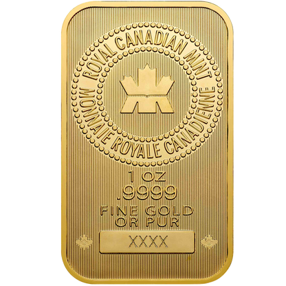 1 OZ Royal Canadian Mint Gold Bar