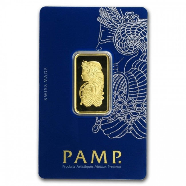 Half OZ PAMP Suisse Gold Bar