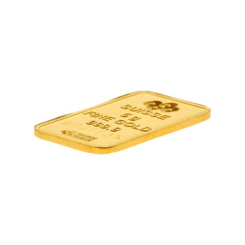 5 gram PAMP Suisse Gold Bar