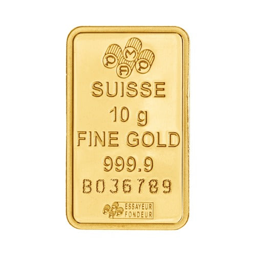10 gram PAMP Suisse Gold Bar