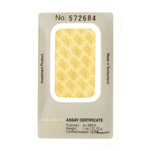 1 OZ Credit SUISSE Gold Bar