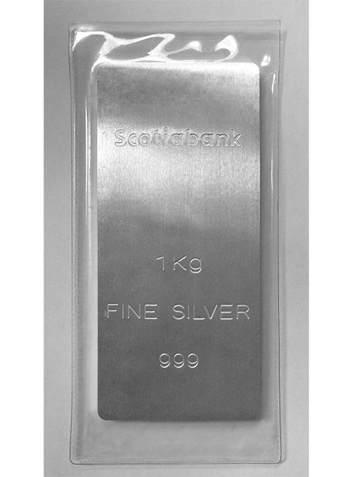 1 kg Scotiabank Silver Bar